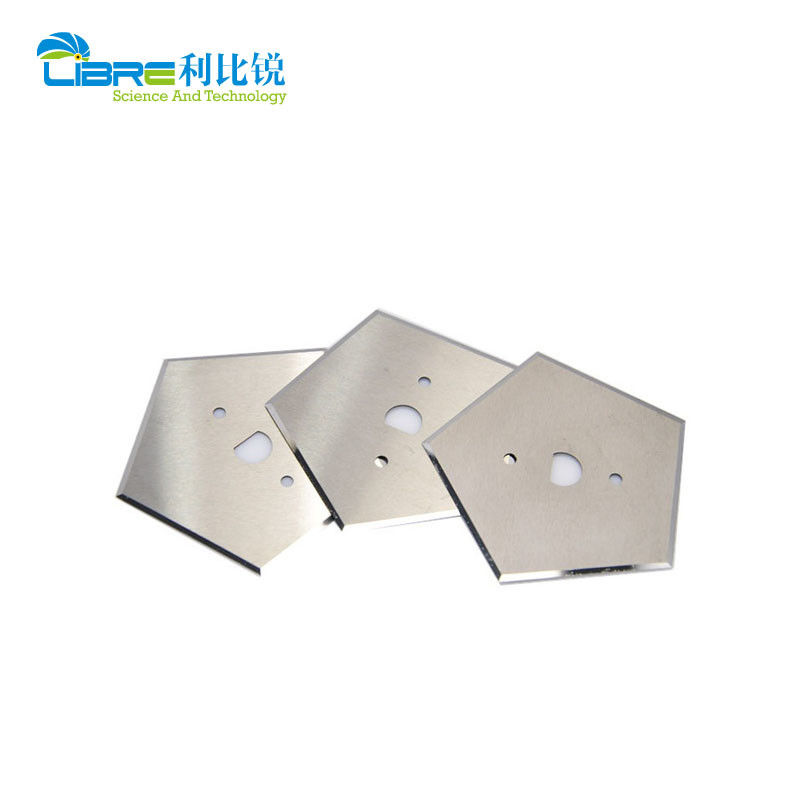Tungsten Carbide 0.53mm Pentagonal Knife with Double-sided 5 Cutting Edges Industrial Slitter Blades