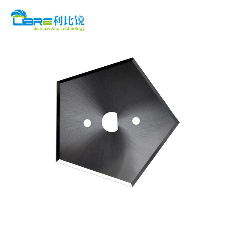HRA89 Hardness Tungsten Carbide Pentagonal Knife with Double-sided 5 Cutting Edges for Industrial Slitter Blades 40.9mm