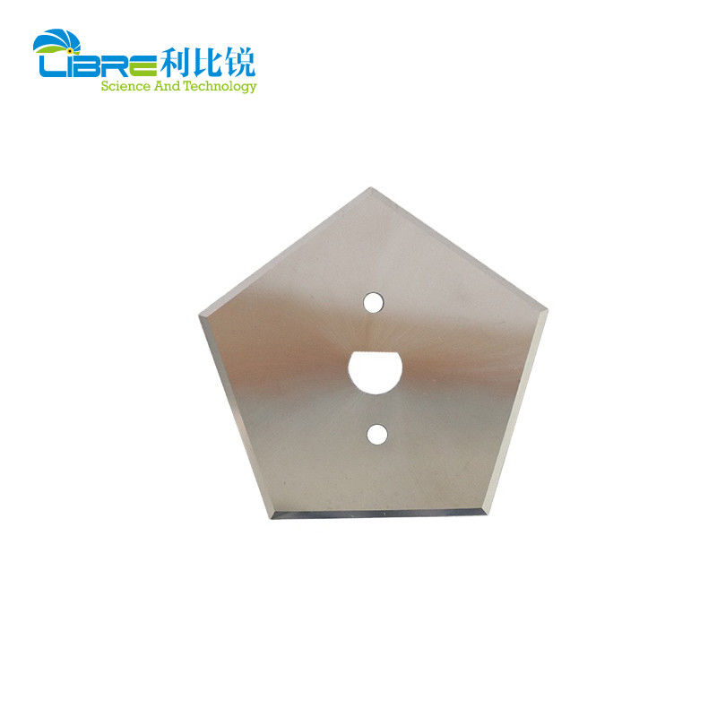 Tungsten Carbide Pentagon Blade with 5 Cutting Edges and 66.9mm Length Industrial Slitter Blades