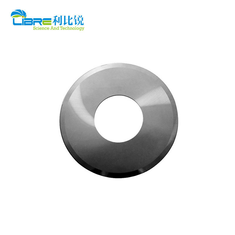 Double Bevel Tungsten Carbide Round Cutting Blade For Cigarette Filter