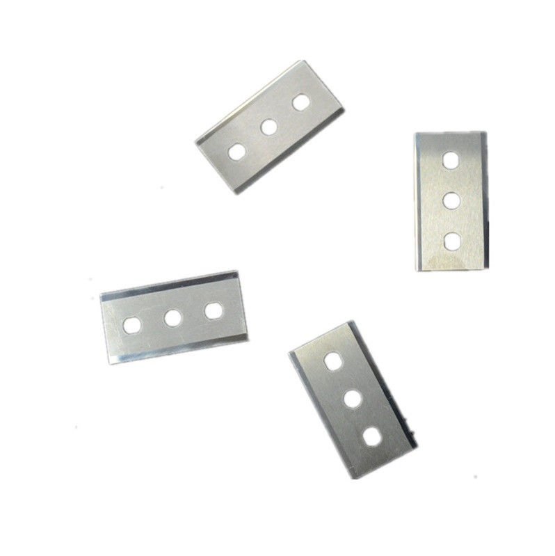 Tungsten Carbide Industrial Double Edge Knife Razor Blades For Plastic Stretch Film Production