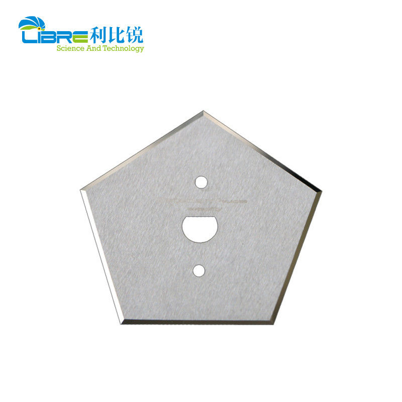 Tungsten Carbide 0.53mm Pentagonal Knife with Double-sided 5 Cutting Edges Industrial Slitter Blades