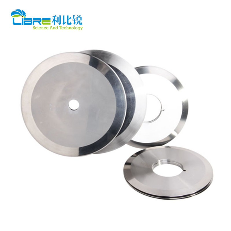Toilet Paper Tube Core Cutting ISO9001 HRC66 Round Slitter Blades