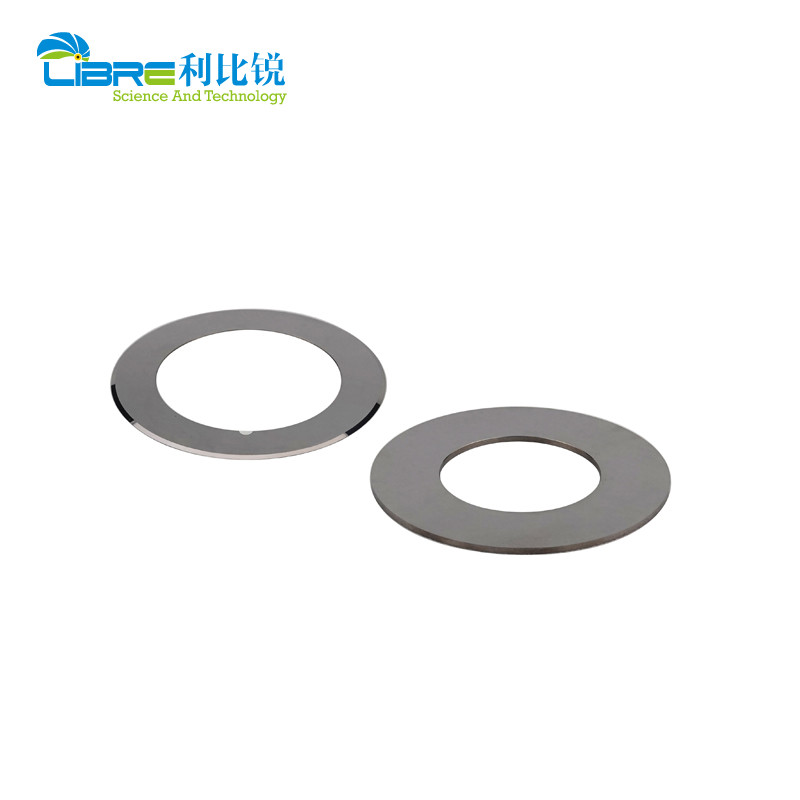 Circular Tungsten Carbide Slitter Blades ISO9001 For Lithium Battery