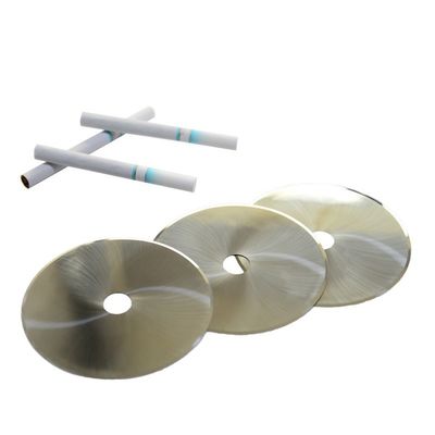 Full Carbide Tobacco 0.3mm circular knife blade HRA89 For Hauni Cigarette Making Machine