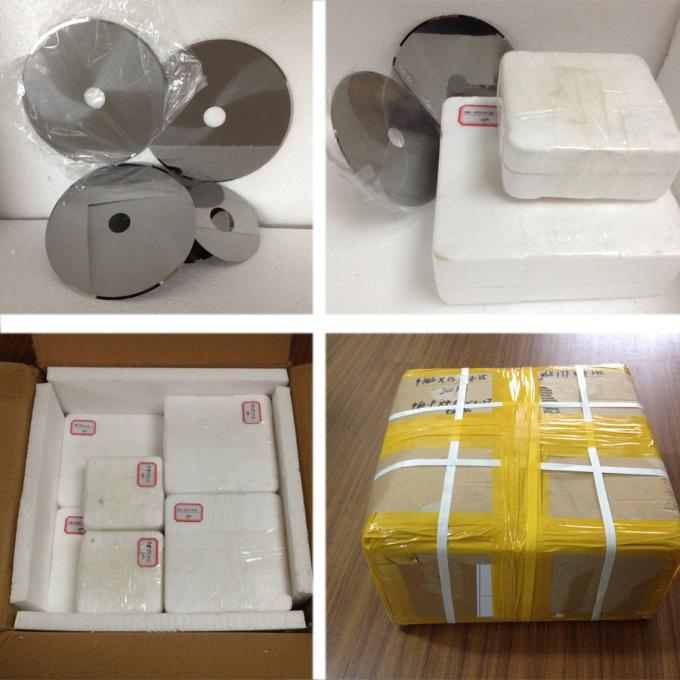 Tungsten Carbide Circular Slitter Blades For Paper Straw Cutting 100x15x0.3mm