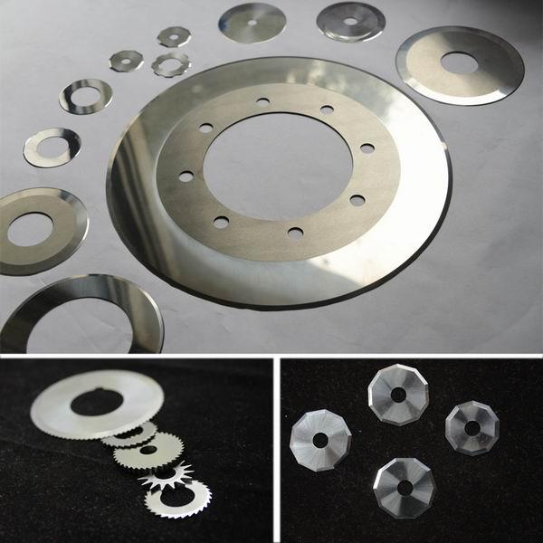 Cement Carbide Hardmetal Circular Slitting Blades Knives For Packaging Industry