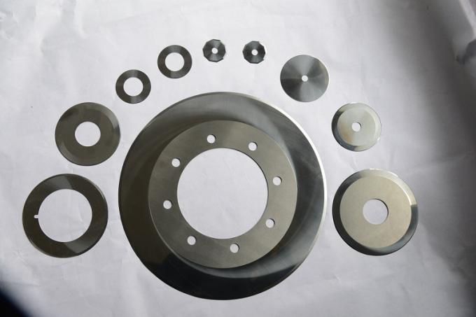 Tungsten Carbide Disc Round Cutter Blades For Paper Cardboard Cutting Slitting