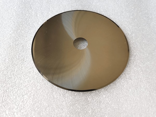 Surface Polished Circular Cutting Knives HRA92.5 Single Bevel For Tobacco Filter