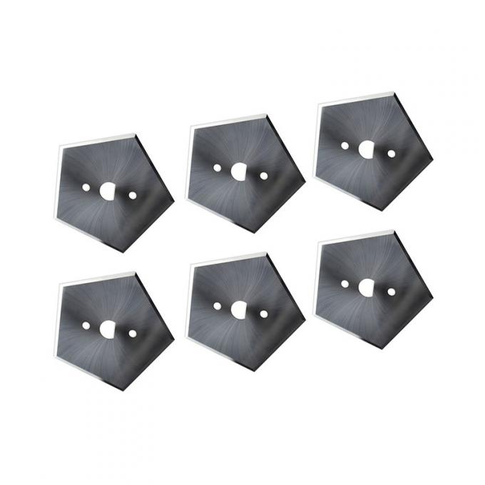 Tungsten Carbide 0.53mm Pentagonal Knife with Double-sided 5 Cutting Edges
Industrial Slitter Blades