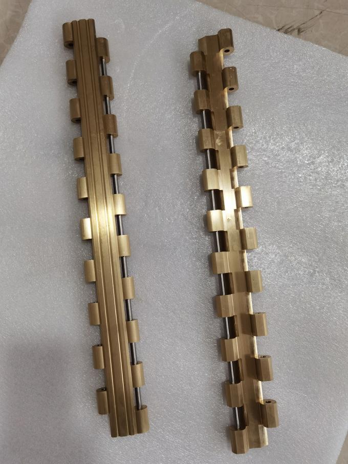 Manganese Brass Band Slat Chain Links for SD5 Tobacco Cutter with Yellow Color 0